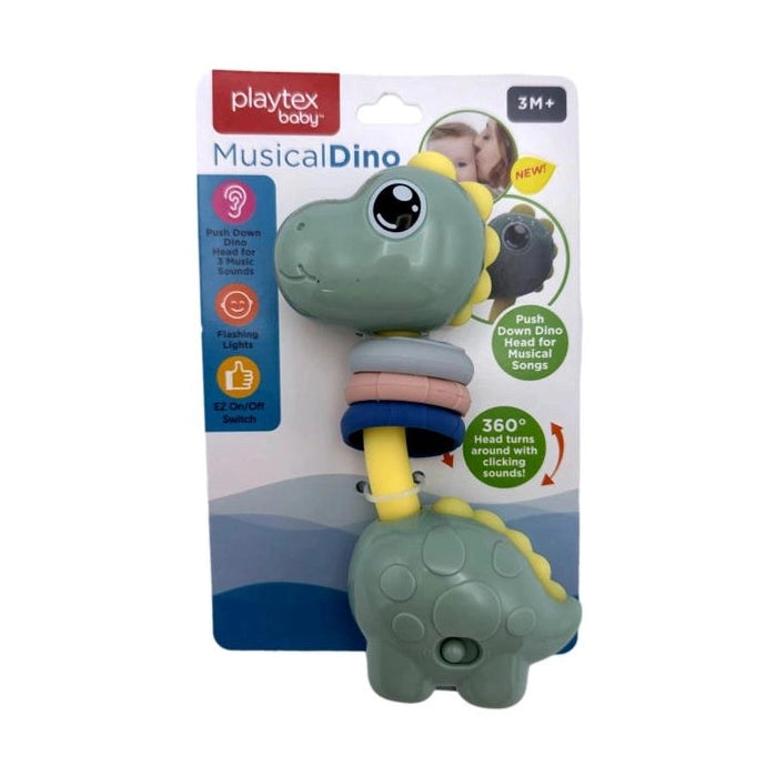 MUSICAL DINO RATTLE